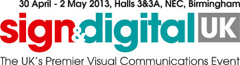 Sign and Digital 2013 logo