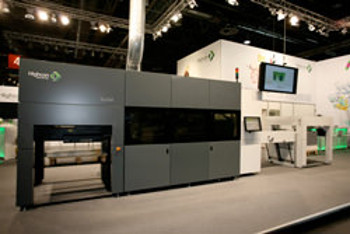 The new Highcon C&C press on display at Drupa